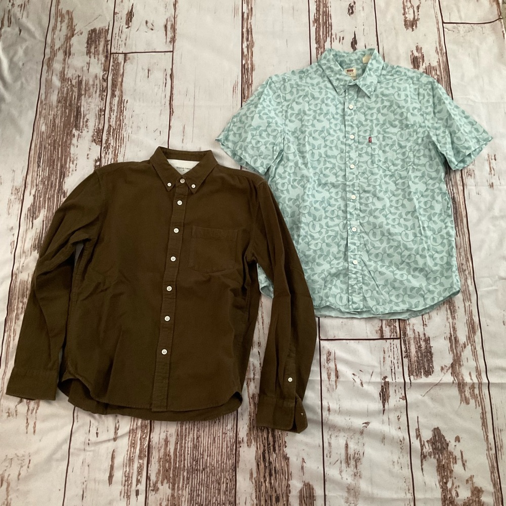 MENS RADICI AND LEVIS COTTON SHIRTS